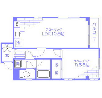 東京都台東区松が谷２丁目 賃貸マンション 1LDK