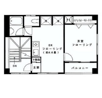 東京都港区新橋６丁目 賃貸マンション 1DK