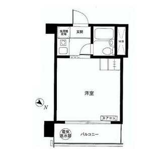 東京都中央区新富町１丁目 賃貸マンション 1K