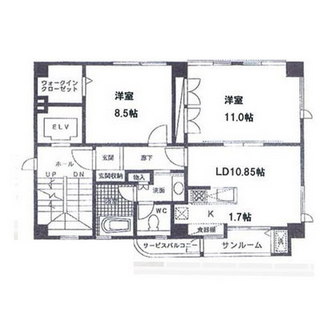 東京都千代田区二番町 賃貸マンション 2LDK