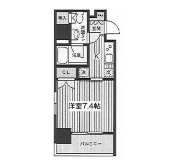 東京都台東区駒形２丁目 賃貸マンション 1K