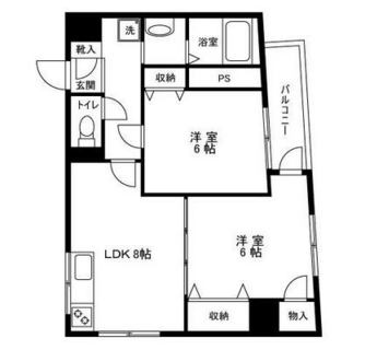 東京都台東区元浅草２丁目 賃貸マンション 2DK