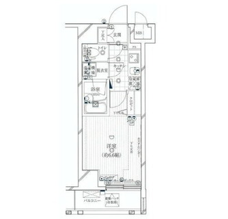 東京都港区六本木２丁目 賃貸マンション 1K