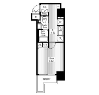 東京都港区西新橋３丁目 賃貸マンション 1K