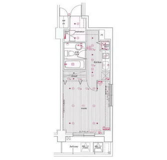 東京都港区元赤坂１丁目 賃貸マンション 1K